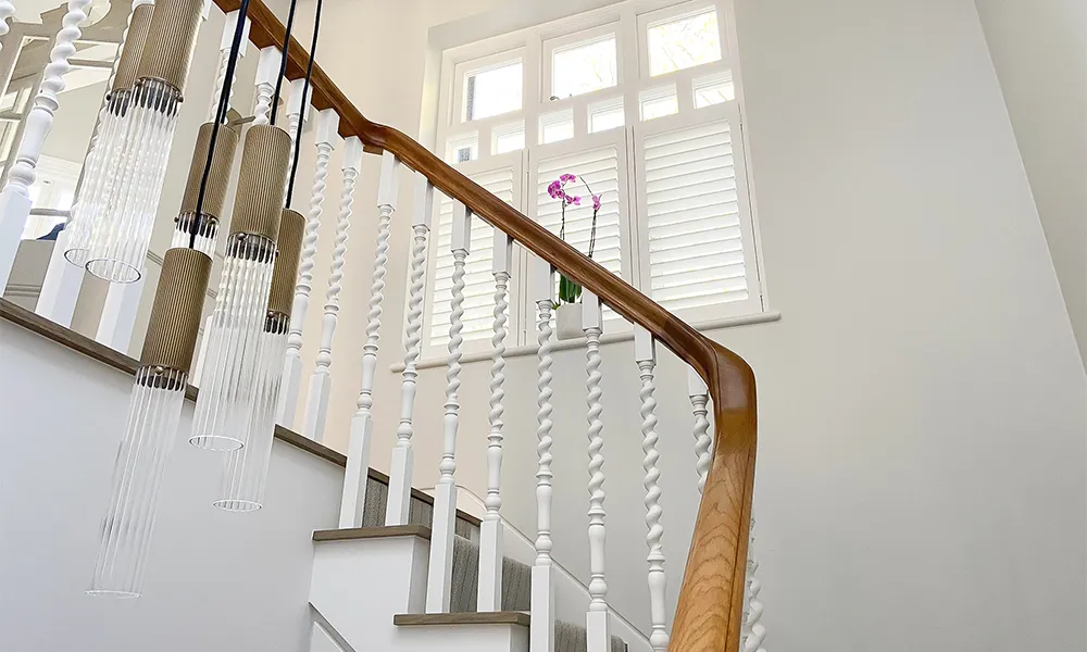 how to modernise your hallway with window shutters