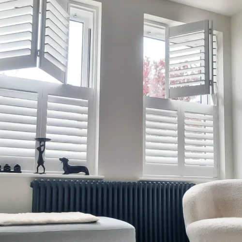 Tier on tier bifold shutters